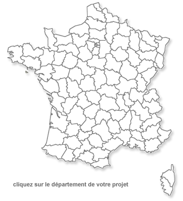 Carte de France des constructeurs de maisons en bois